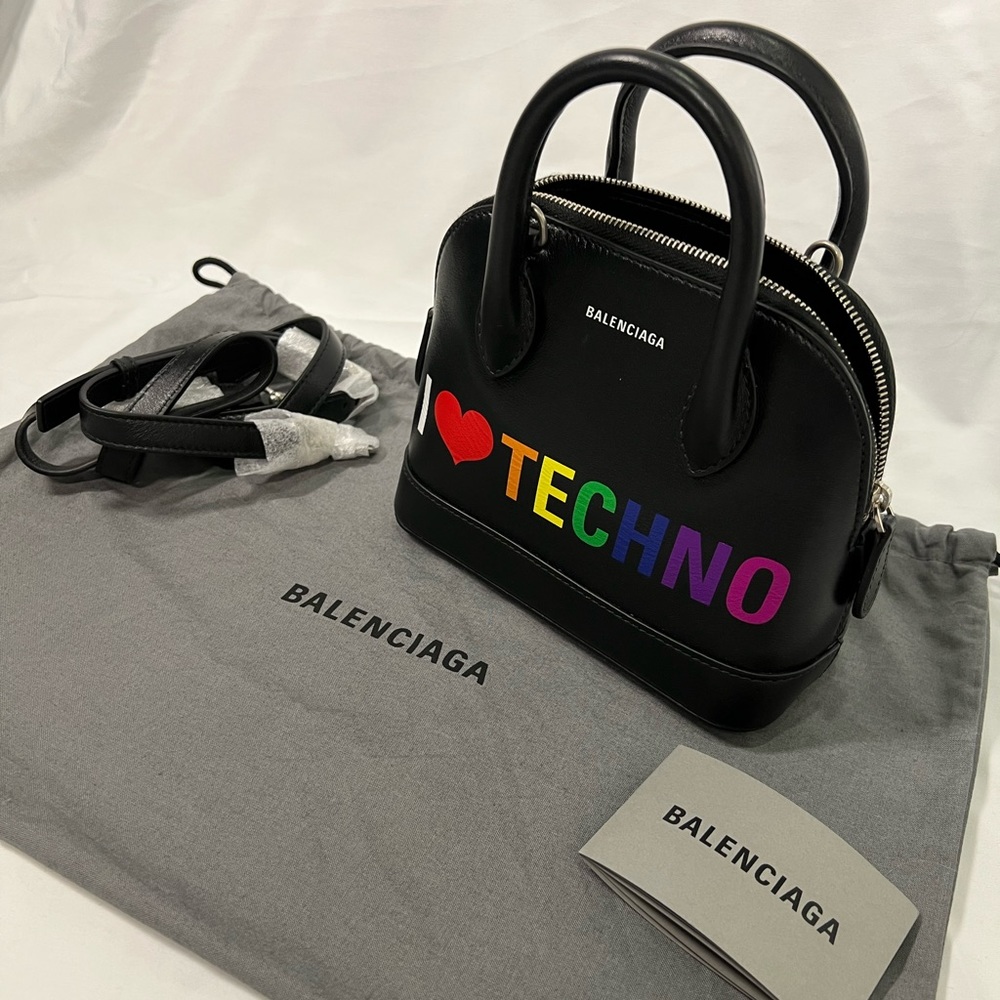 Balenciaga
Ville Bag Printed Leather XXS